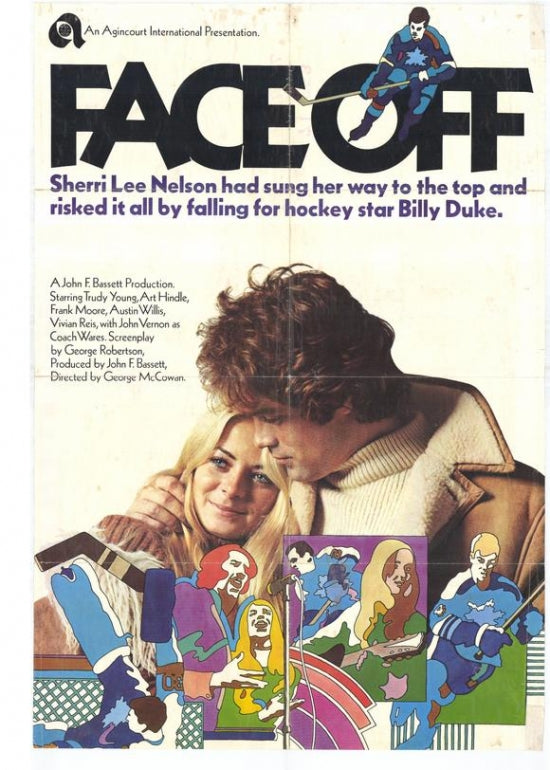 Face-Off Movie Poster Print showcasing intense rivalry theme.