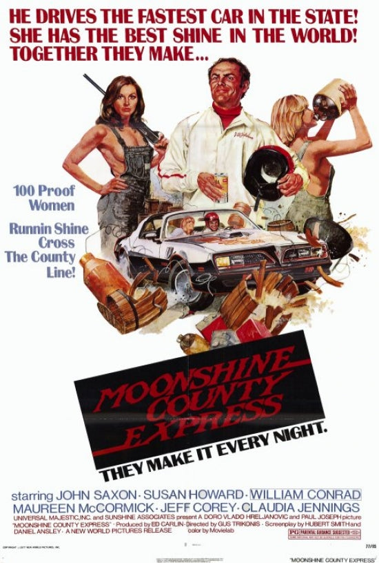 Moonshine County Express Movie Poster Print showcasing classic cinema.