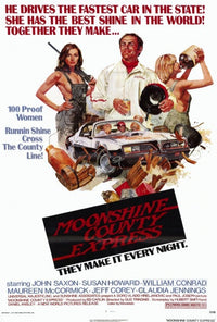 Moonshine County Express Movie Poster Print showcasing classic cinema.