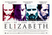 Elizabeth Movie Poster Print showcasing elegance and historical drama.