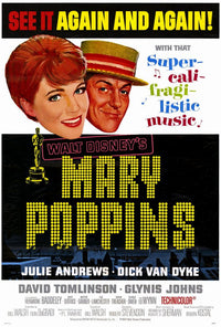 Mary Poppins Movie Poster Print (27 x 40) - Perfect for Home Decor