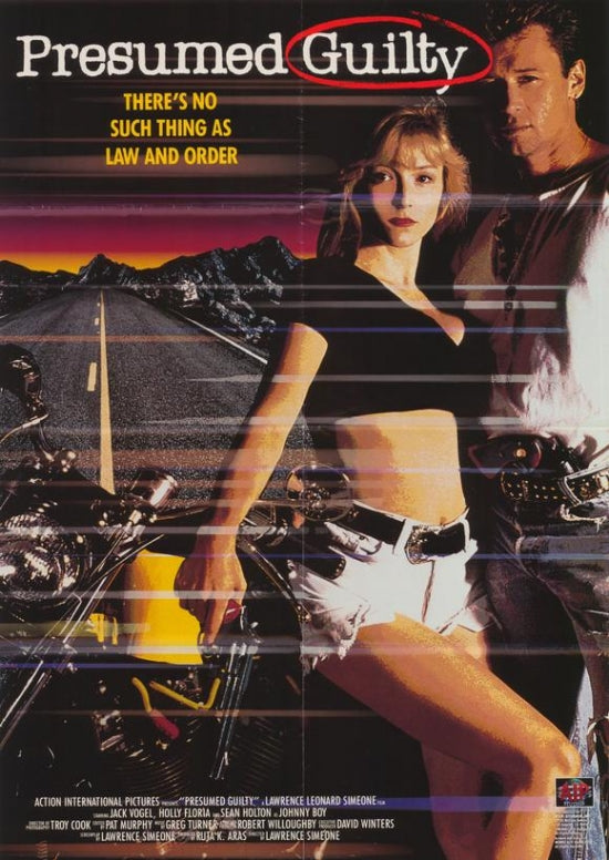 Presumed Guilty Movie Poster Print showcasing dramatic film imagery.