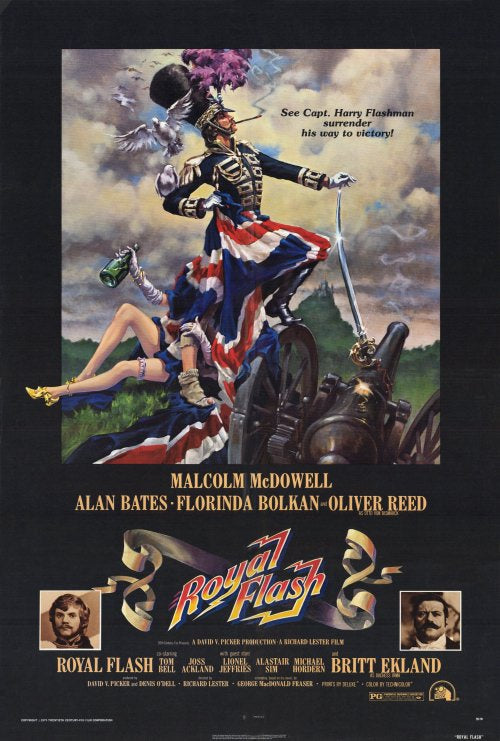 Royal Flash Movie Poster Print showcasing vibrant colors and cinematic art.