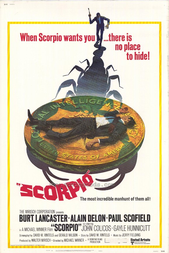 Scorpio Movie Poster Print showcasing iconic film art.
