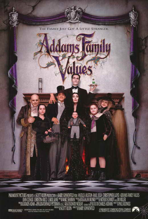 Addams Family Values Movie Poster Print (27x40) - Pop Culture Graphics