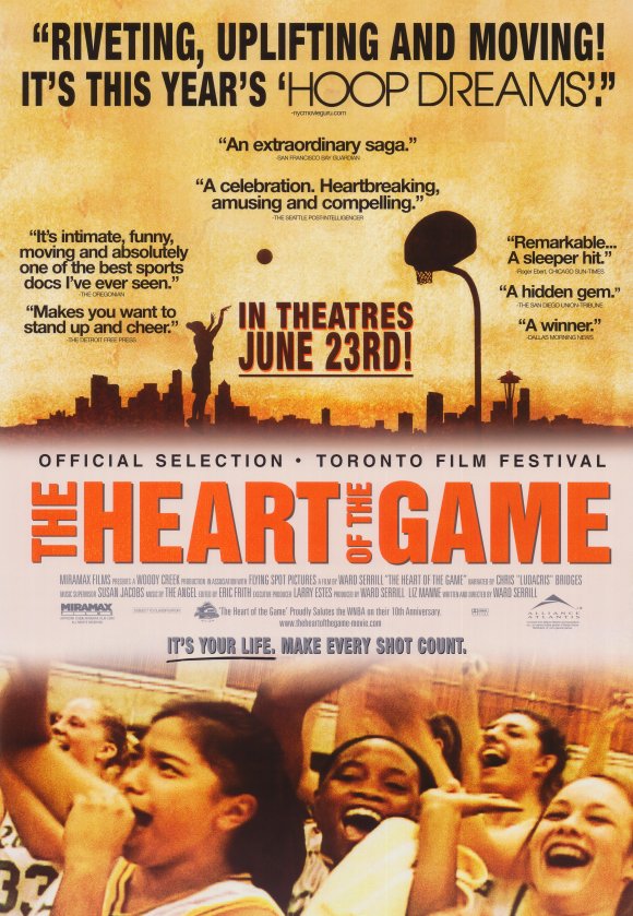 The Heart of the Game Movie Poster Print showcasing sports passion.