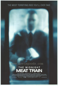 The Midnight Meat Train Movie Poster Print featuring horror imagery.