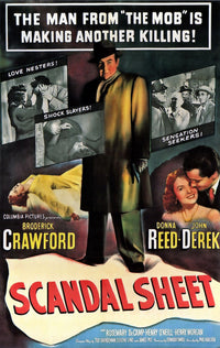 Scandal Sheet Movie Poster Print featuring classic cinema visuals
