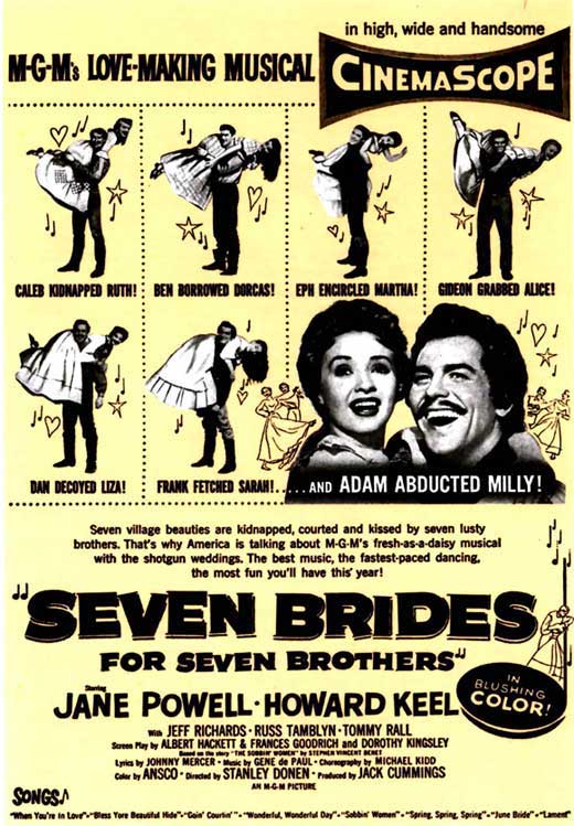 Seven Brides for Seven Brothers Movie Poster Print