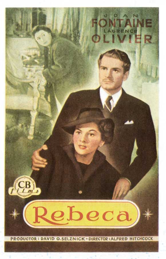 Rebecca Movie Poster Print showcasing classic film art.