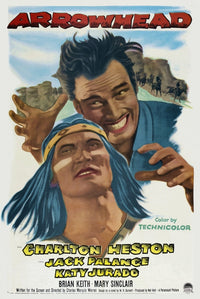 Arrowhead Movie Poster Print showcasing classic film art.