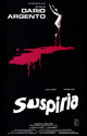 Suspiria Movie Poster Print showcasing iconic horror film imagery.