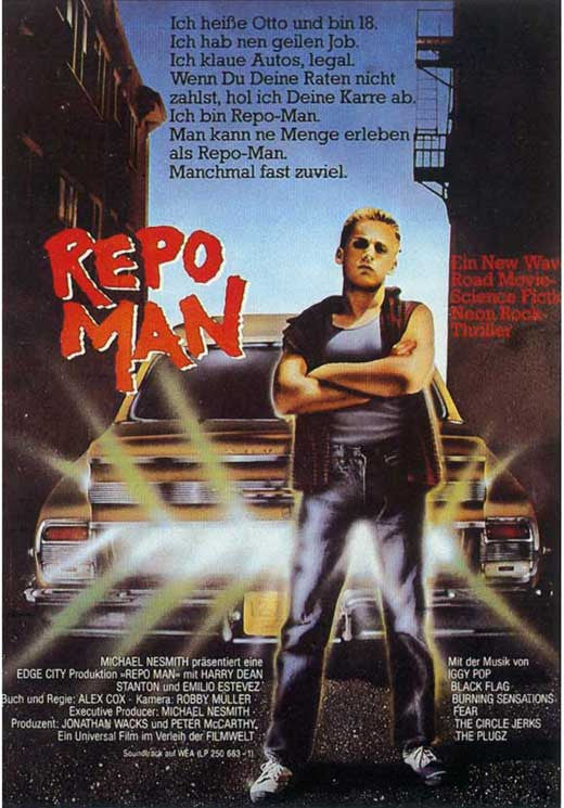Repo Man Movie Poster Print 11x17