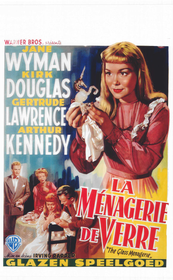 The Glass Menagerie Movie Poster Print showcasing classic cinema artwork.