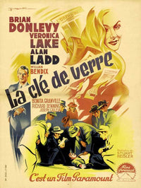 Glass Key Movie Poster Print showcasing classic film imagery.