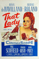 That Lady movie poster print featuring vibrant artwork.