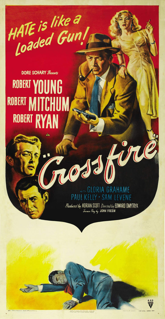 Crossfire Movie Poster Print showcasing vibrant cinematic artwork.