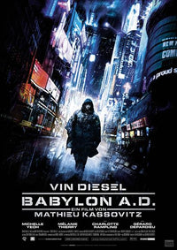 Babylon A.D. Movie Poster Print showcasing captivating imagery.