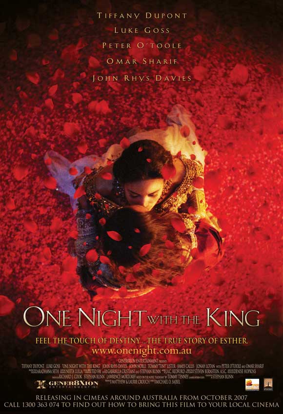 One Night with the King Movie Poster Print showcasing vibrant visuals.