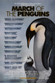 March of the Penguins Movie Poster Print showcasing emperor penguins in Antarctica.