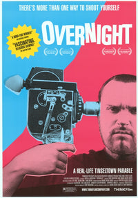 Overnight Movie Poster Print showcasing vibrant artwork.