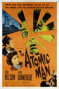 The Atomic Man Movie Poster Print showcasing vintage sci-fi art.