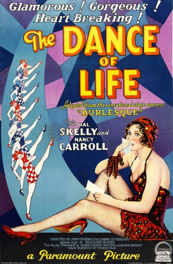Dance of Life Movie Poster Print featuring vibrant colors and dynamic art.