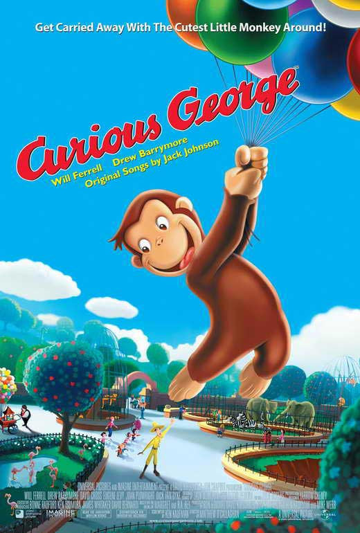 Curious George Movie Poster Print 27x40