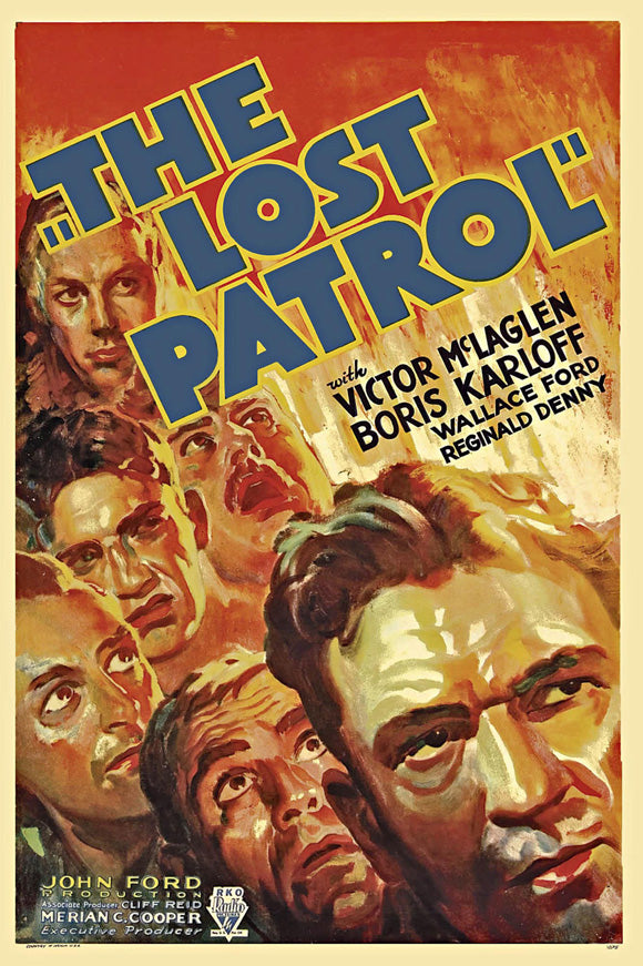 The Lost Patrol Movie Poster Print showcasing classic film art.