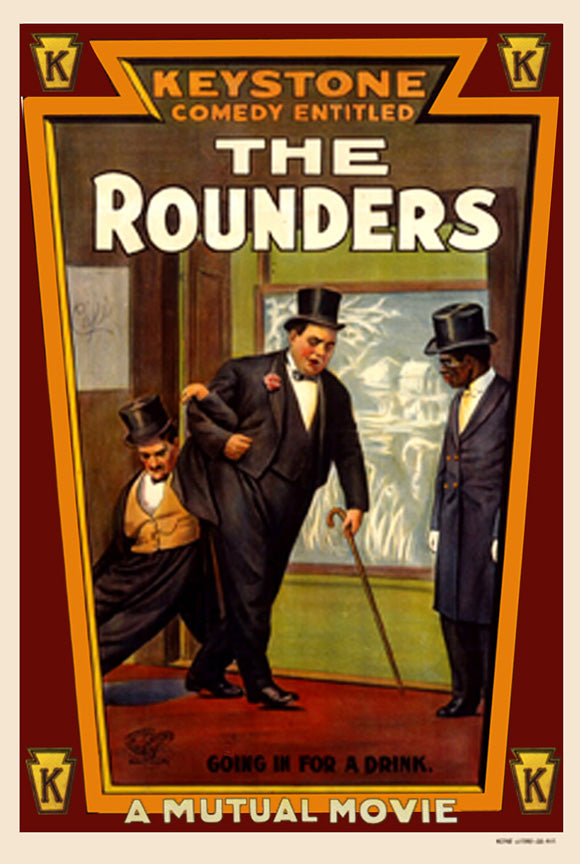 The Rounders Movie Poster Print showcasing classic film art.