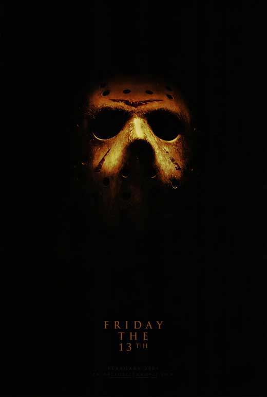 Friday the 13th Movie Poster Print featuring classic horror art.
