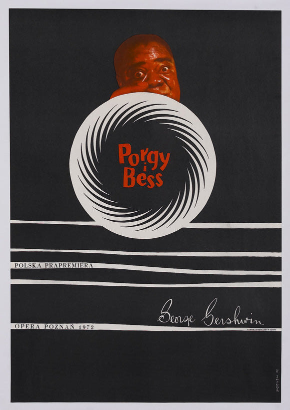 Porgy & Bess Movie Poster Print showcasing vibrant colors and classic design.