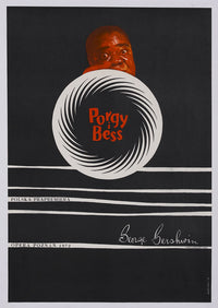 Porgy & Bess Movie Poster Print showcasing vibrant colors and classic design.