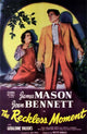 The Reckless Moment Movie Poster Print featuring classic film noir visuals.