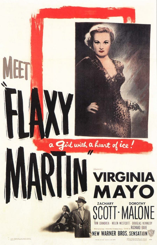 Flaxy Martin Movie Poster Print showcasing classic cinema artwork.