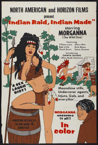 Indian Raid Movie Poster Print featuring vibrant imagery.