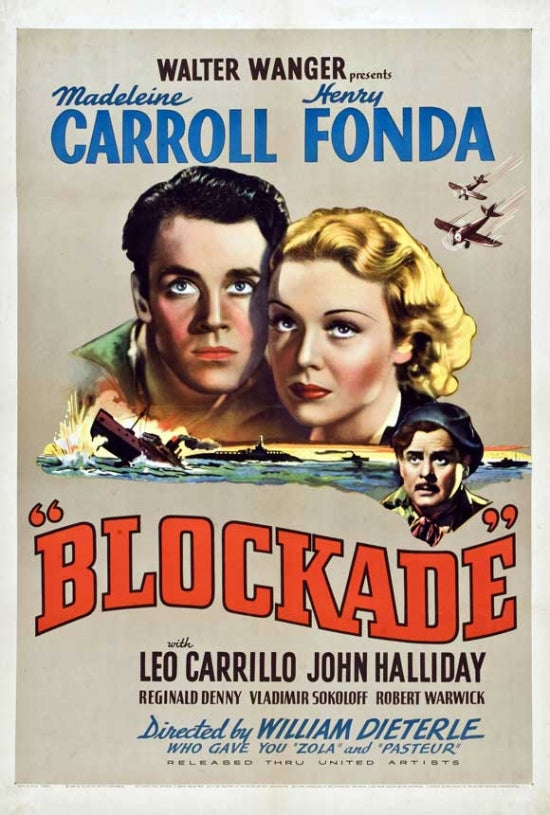 Blockade Movie Poster Print featuring vivid cinematic artwork.