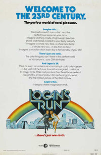 Logan's Run Movie Poster Print showcasing classic sci-fi film art.