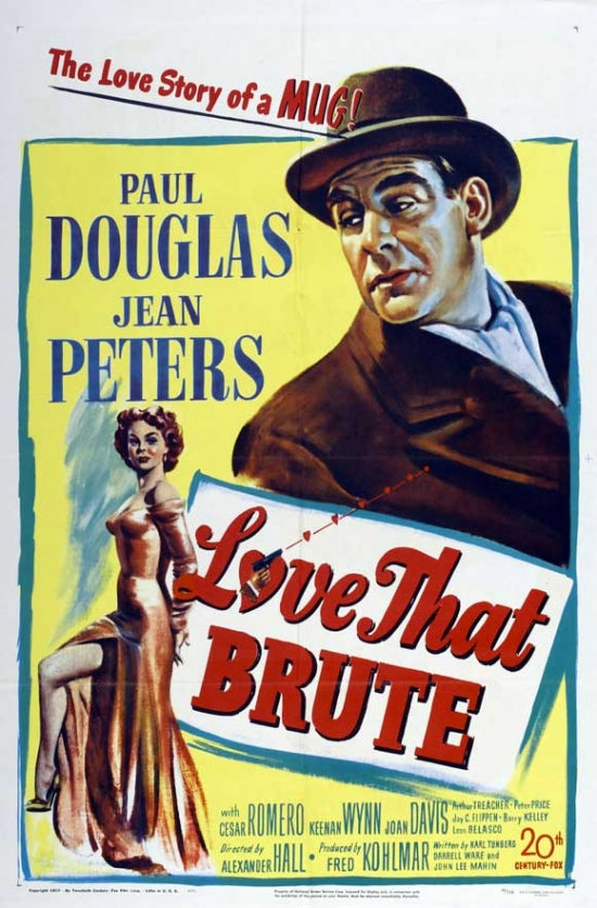 Love That Brute Movie Poster Print showcasing vintage cinema art.