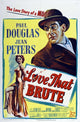 Love That Brute Movie Poster Print showcasing vintage cinema art.