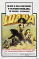 Luana, the Girl Tarzan Movie Poster Print featuring adventurous artwork.