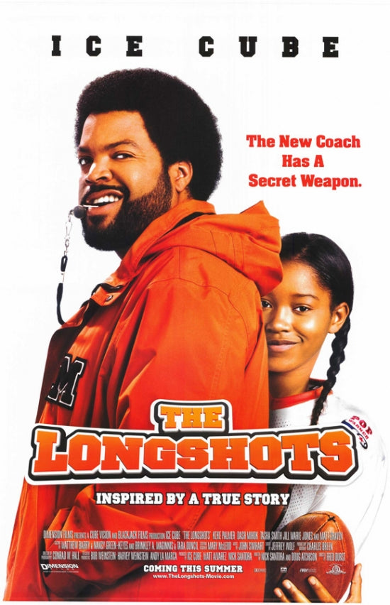 The Longshots Movie Poster Print featuring inspirational sports themes.
