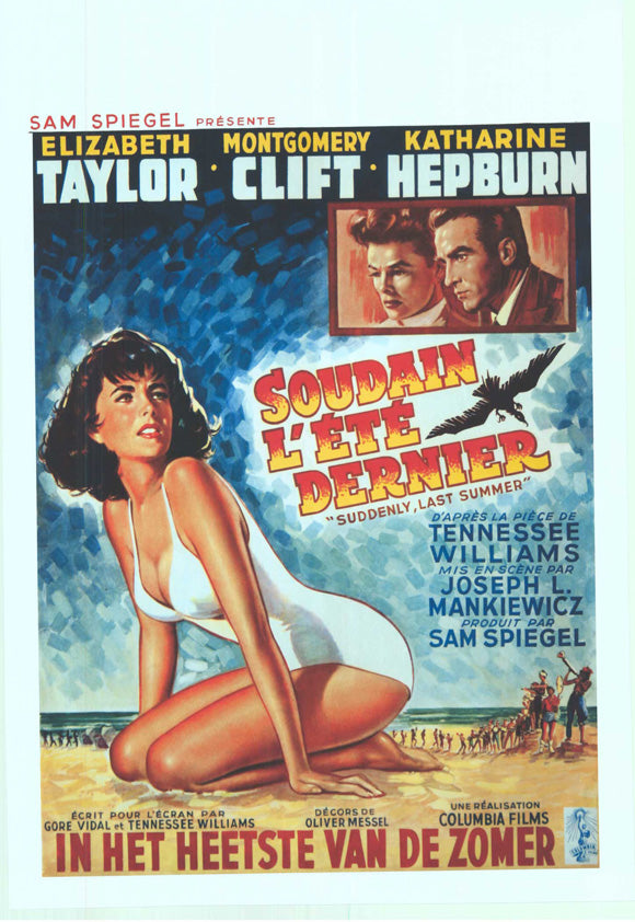 Suddenly Last Summer Movie Poster Print on premium paper.