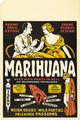 Marihuana Movie Poster Print featuring classic cinema design.