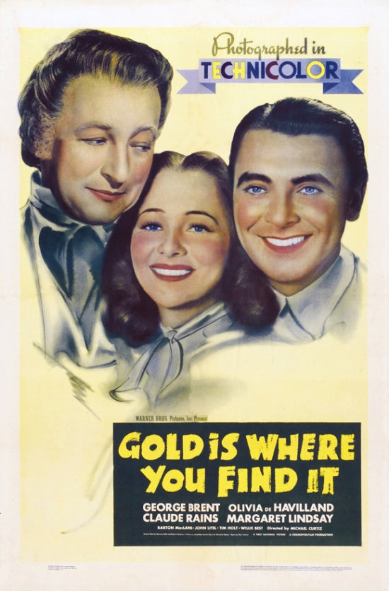 Gold Is Where You Find It Movie Poster Print
