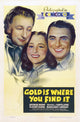 Gold Is Where You Find It Movie Poster Print
