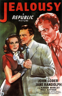 Jealousy Movie Poster Print showcasing dramatic film artwork.
