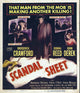 Scandal Sheet Movie Poster Print featuring vibrant colors and cinematic details