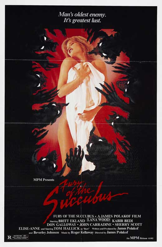 Satan's Mistress Movie Poster Print showcasing horror film art.