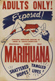 Marihuana Movie Poster Print showcasing vintage cinema artwork.